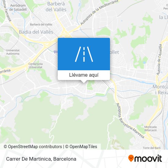Mapa Carrer De Martinica