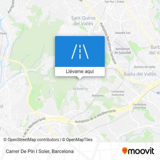 Mapa Carrer De Pin I Soler