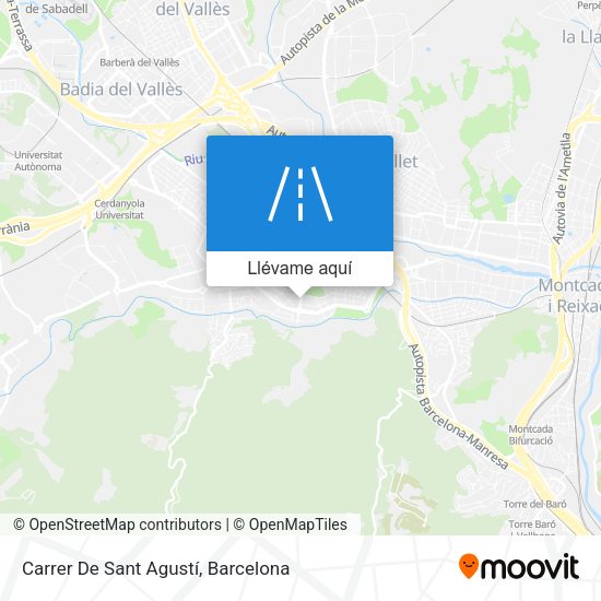Mapa Carrer De Sant Agustí