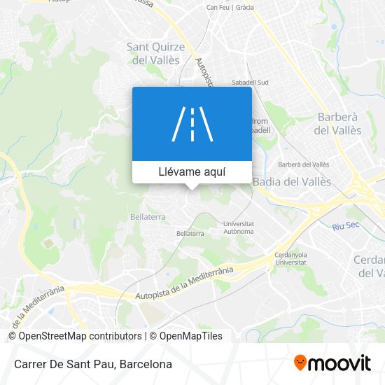 Mapa Carrer De Sant Pau
