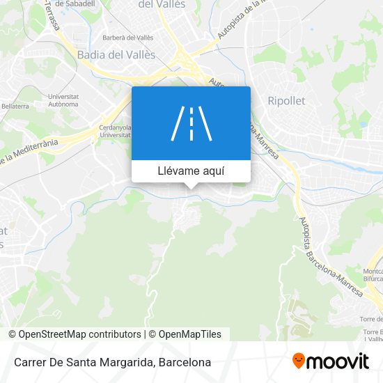 Mapa Carrer De Santa Margarida