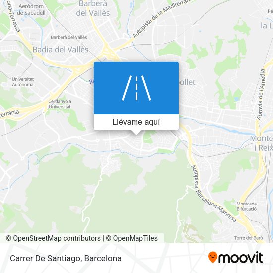Mapa Carrer De Santiago