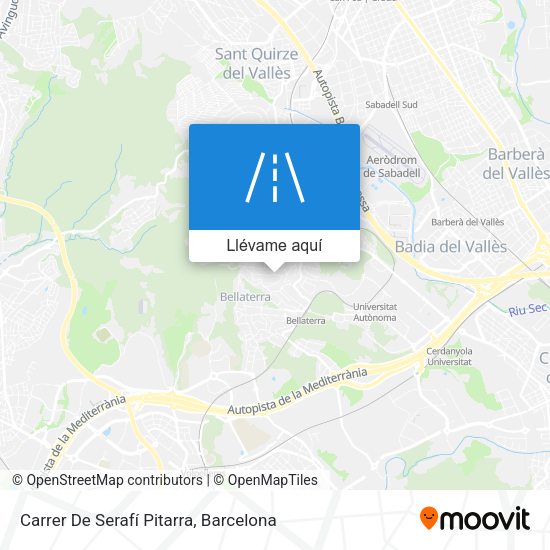 Mapa Carrer De Serafí Pitarra