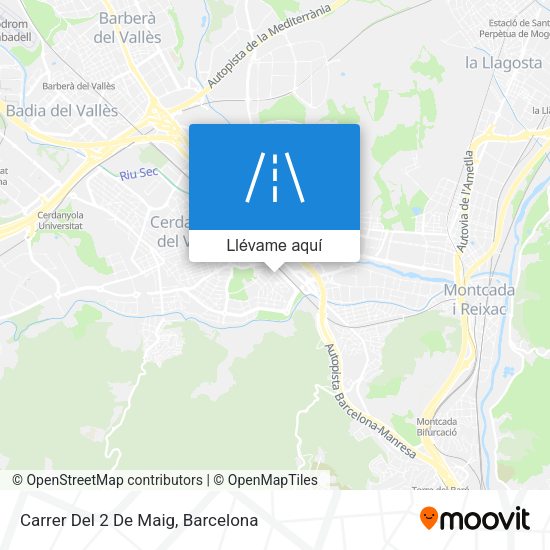 Mapa Carrer Del 2 De Maig