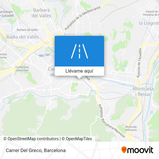 Mapa Carrer Del Greco