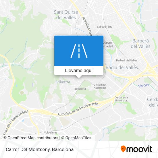 Mapa Carrer Del Montseny