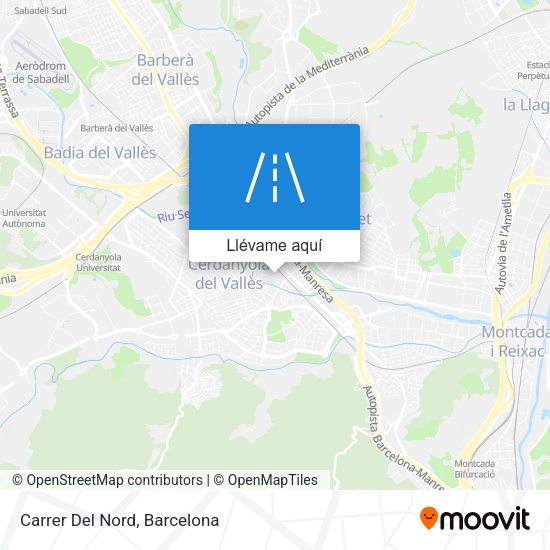 Mapa Carrer Del Nord