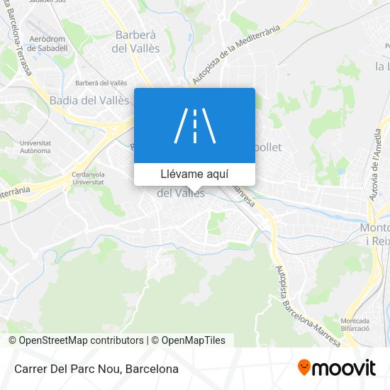 Mapa Carrer Del Parc Nou