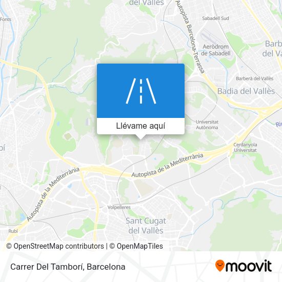 Mapa Carrer Del Tamborí
