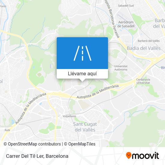 Mapa Carrer Del Til·Ler