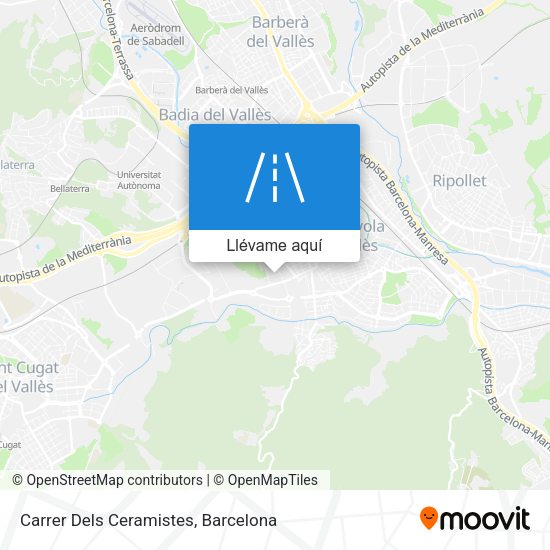 Mapa Carrer Dels Ceramistes