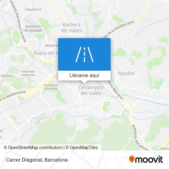 Mapa Carrer Diagonal