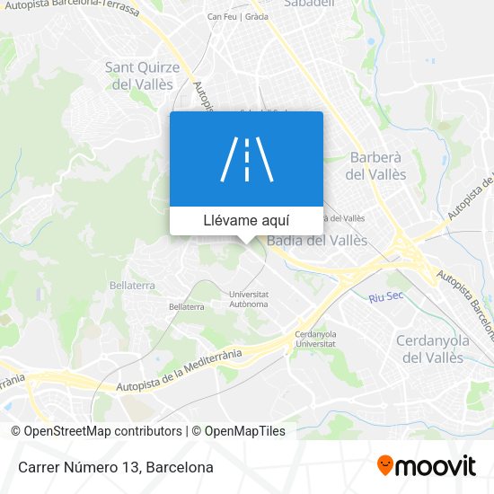 Mapa Carrer Número 13