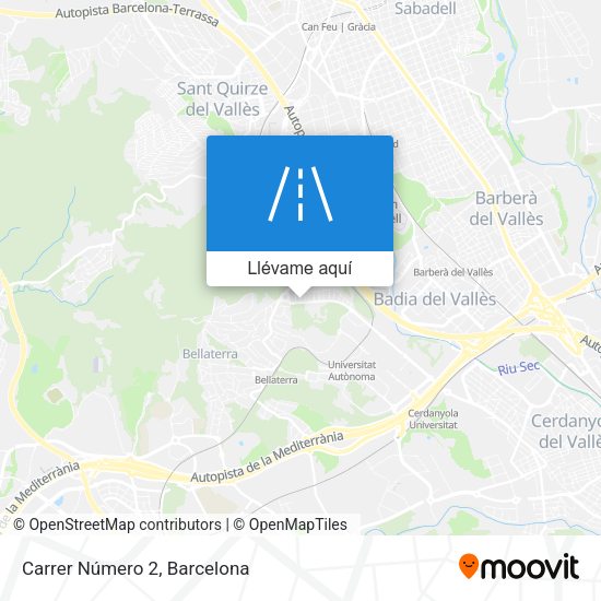 Mapa Carrer Número 2