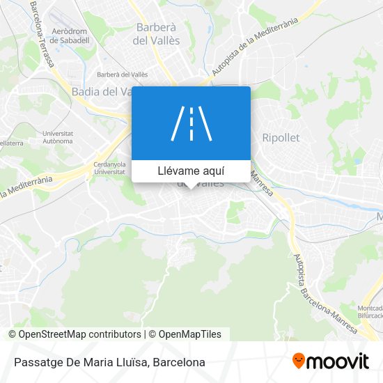 Mapa Passatge De Maria Lluïsa