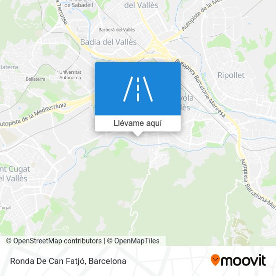 Mapa Ronda De Can Fatjó