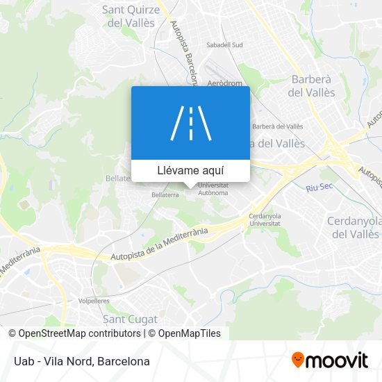 Mapa Uab - Vila Nord