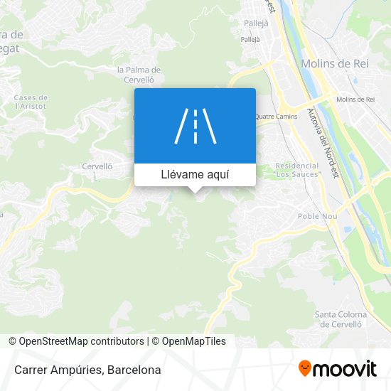 Mapa Carrer Ampúries