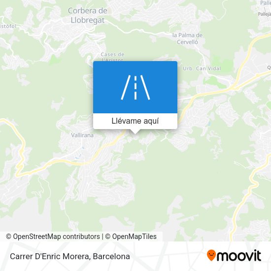 Mapa Carrer D'Enric Morera