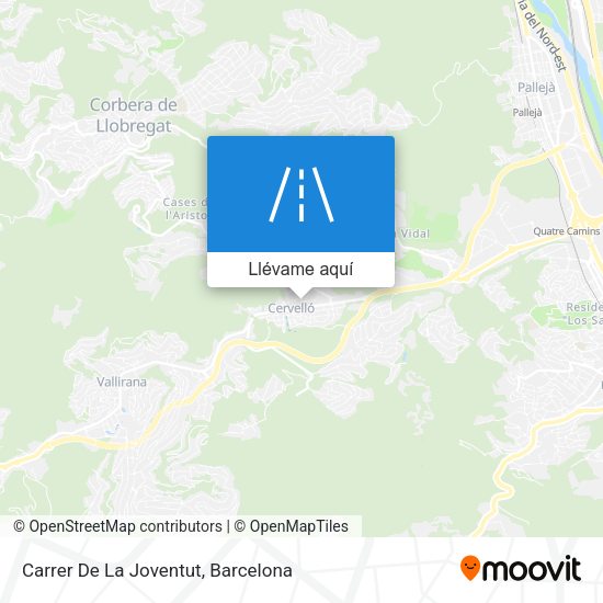 Mapa Carrer De La Joventut