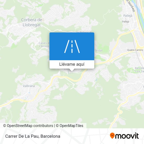 Mapa Carrer De La Pau