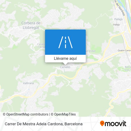 Mapa Carrer De Mestra Adela Cardona