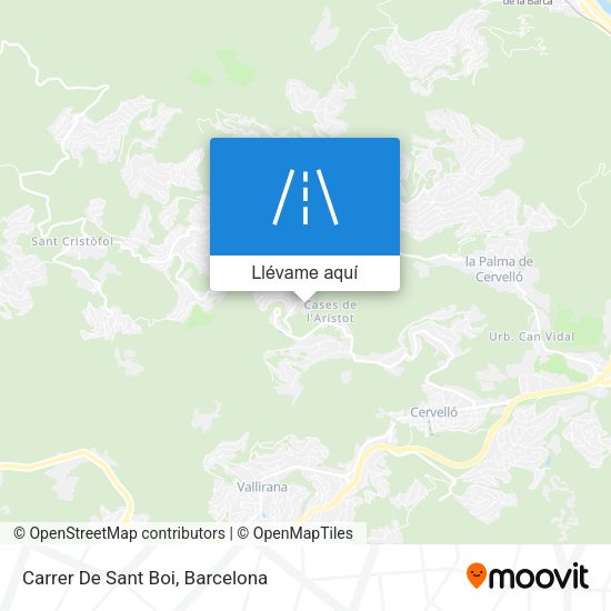Mapa Carrer De Sant Boi