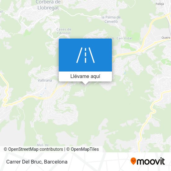 Mapa Carrer Del Bruc