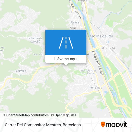 Mapa Carrer Del Compositor Mestres