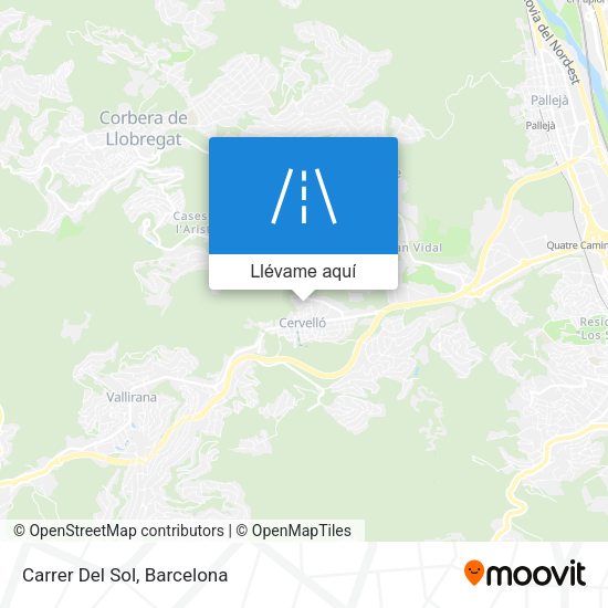 Mapa Carrer Del Sol