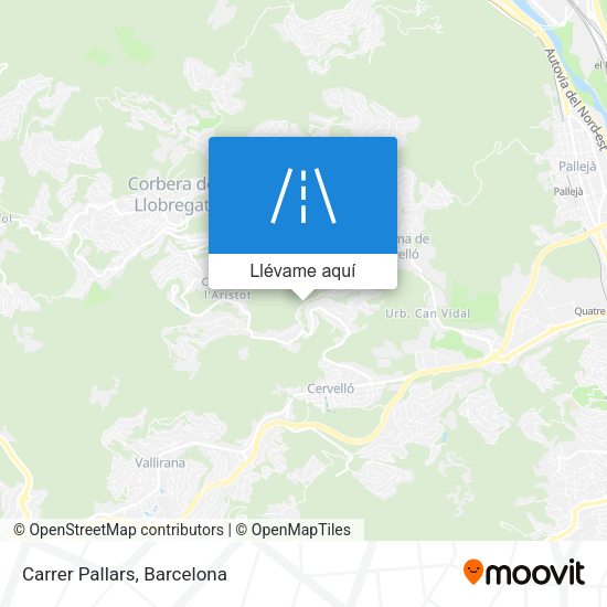 Mapa Carrer Pallars