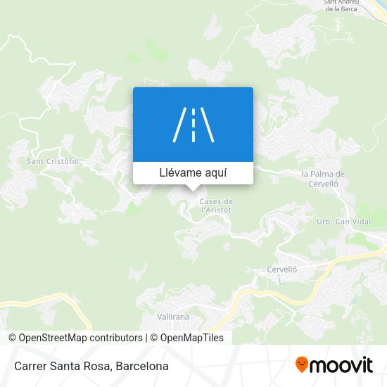 Mapa Carrer Santa Rosa