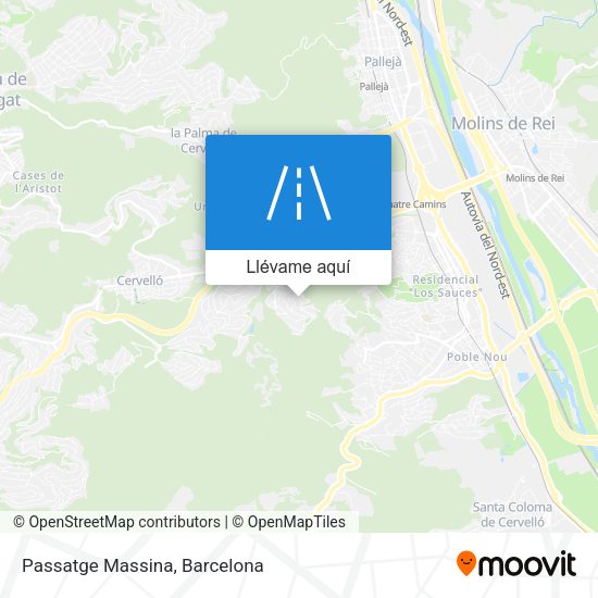 Mapa Passatge Massina