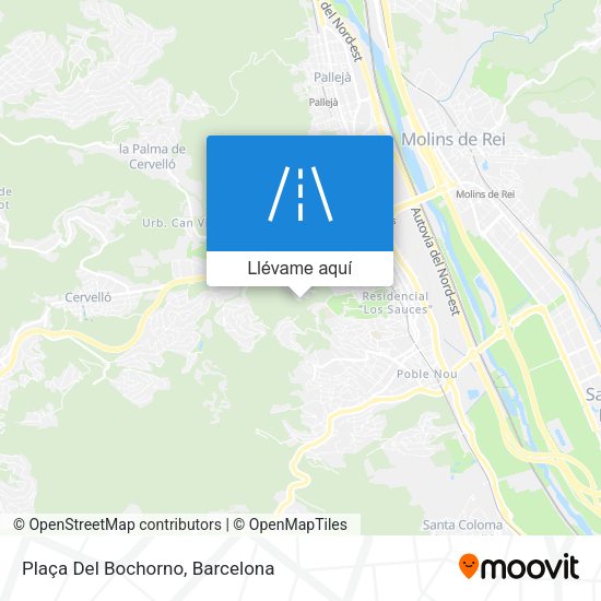 Mapa Plaça Del Bochorno