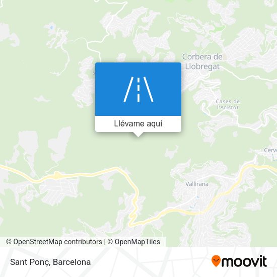 Mapa Sant Ponç