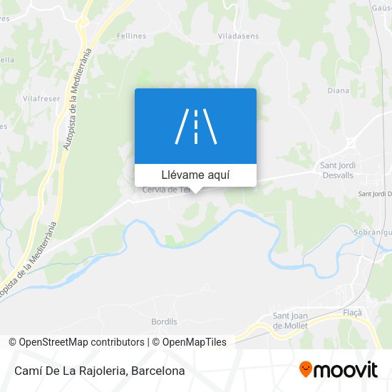 Mapa Camí De La Rajoleria