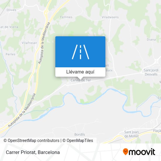 Mapa Carrer Priorat