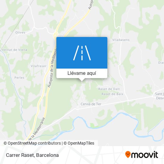 Mapa Carrer Raset