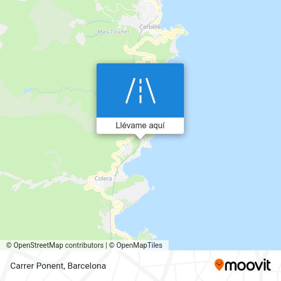 Mapa Carrer Ponent
