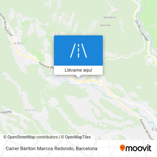 Mapa Carrer Baríton Marcos Redondo