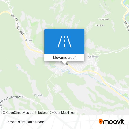 Mapa Carrer Bruc
