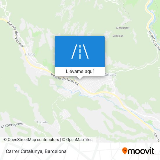 Mapa Carrer Catalunya