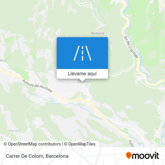 Mapa Carrer De Colom
