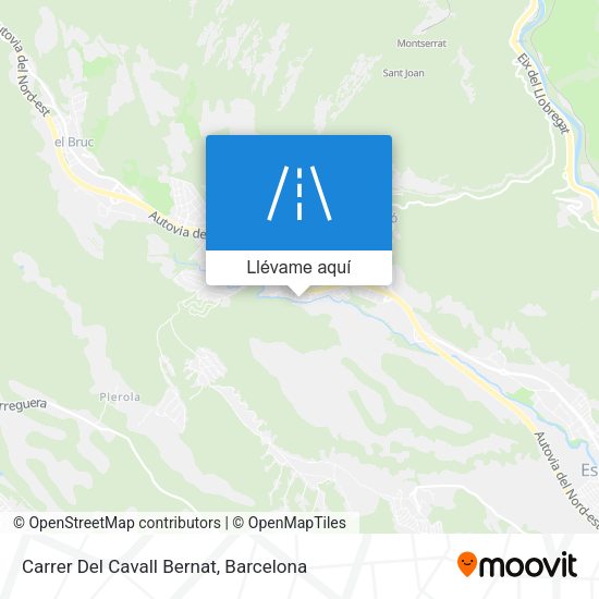Mapa Carrer Del Cavall Bernat