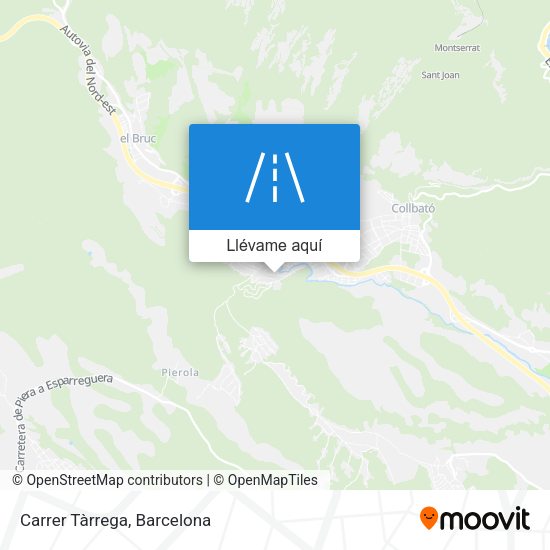 Mapa Carrer Tàrrega