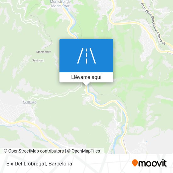 Mapa Eix Del Llobregat