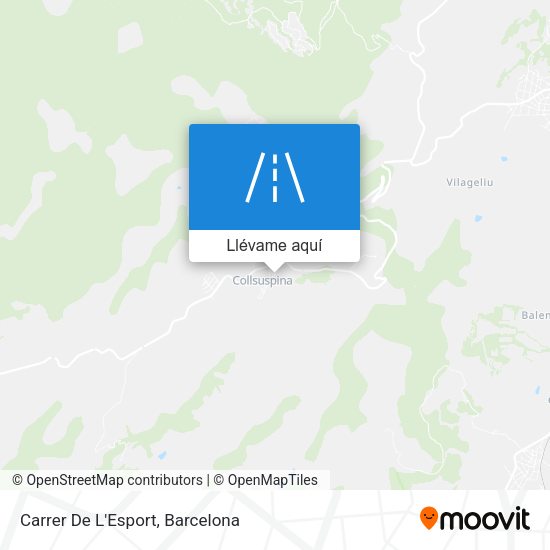Mapa Carrer De L'Esport
