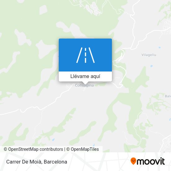 Mapa Carrer De Moià
