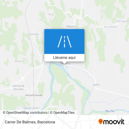Mapa Carrer De Balmes