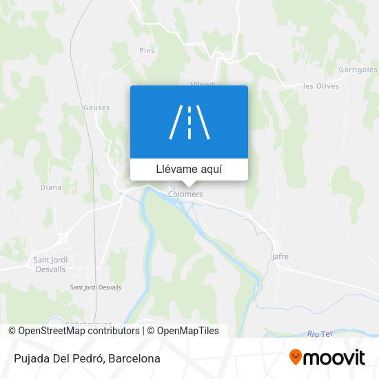 Mapa Pujada Del Pedró